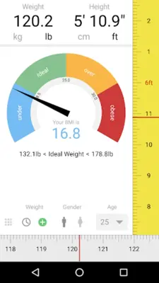 BMI Calculator android App screenshot 0