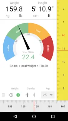 BMI Calculator android App screenshot 3